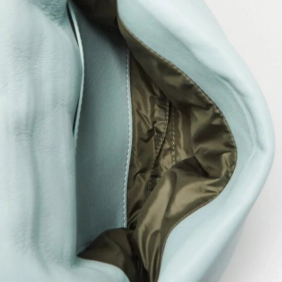 Mulberry Acrylic Green Quilted Leather Little Softie Crossbody Bag - Picture 9 of 10